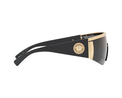 versace ve 2197 100087|authentic black polarized Versace sunglasses.